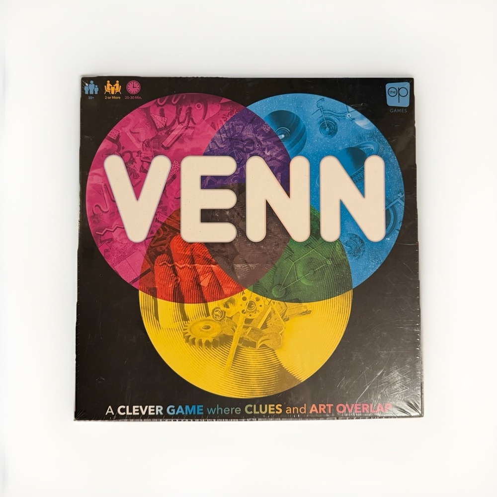 VENN Board Game Sealed New Party Family Game The OP Games Ages 10+
